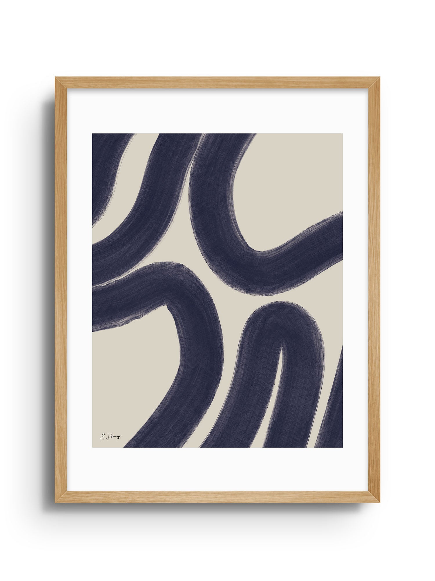 Simple Strokes IIII - East Side Studio - Art Prints