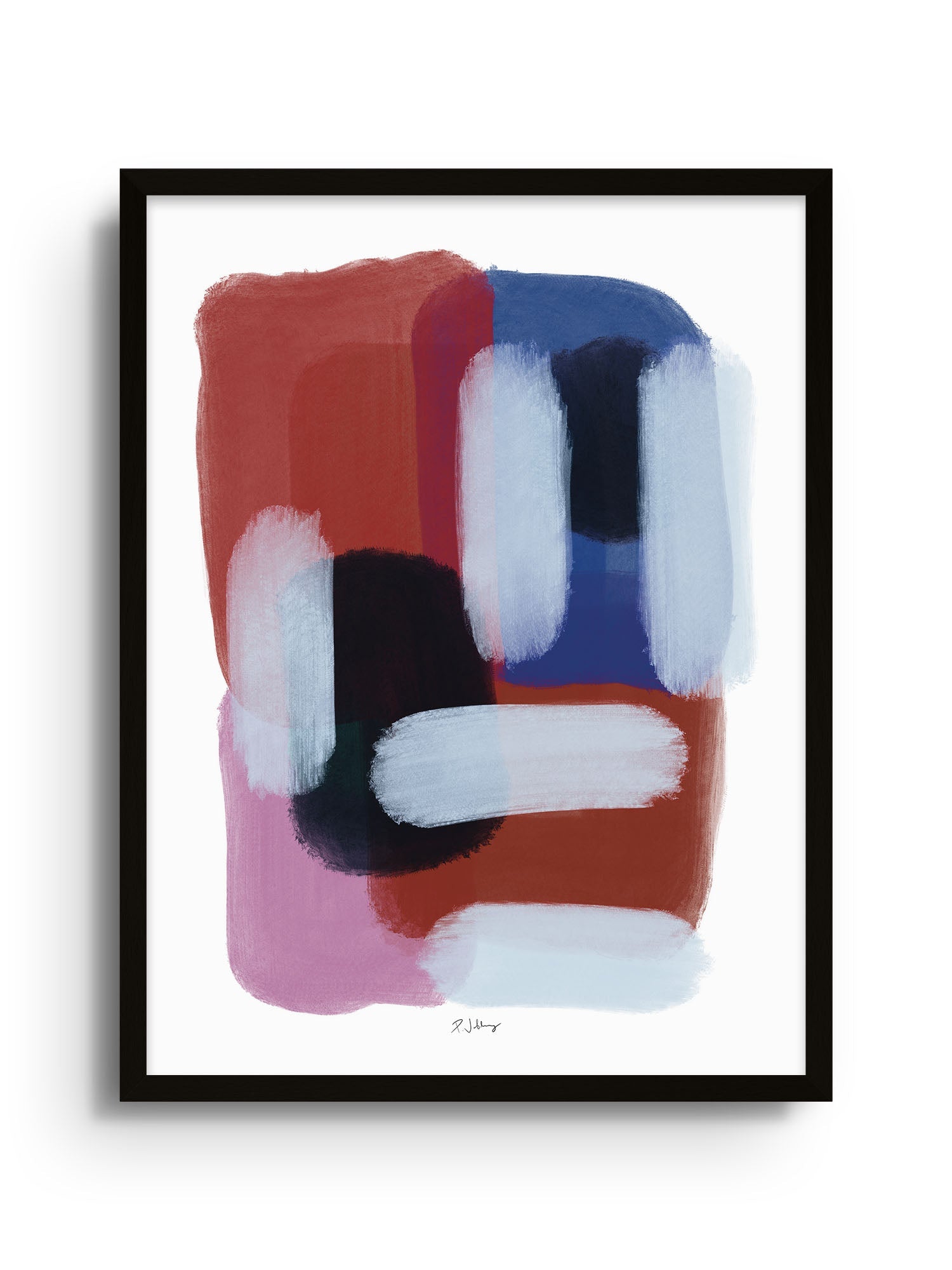 Simple Strokes V - East Side Studio - Art Prints