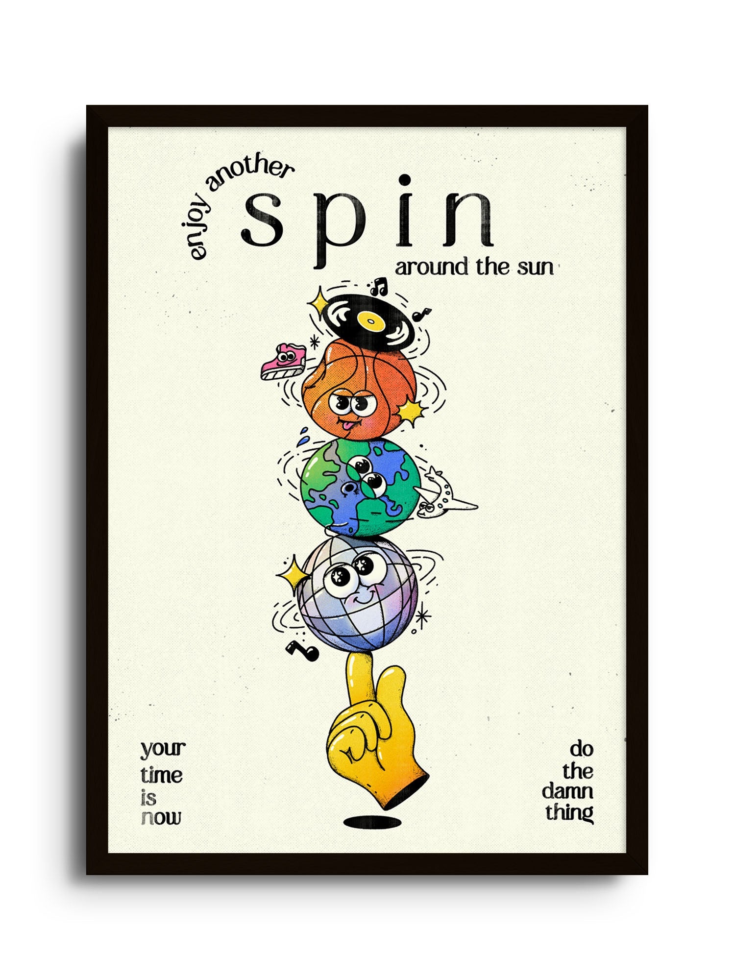 Spin Around The Sun - My Sunbeam - East Side Studio - Art Prints