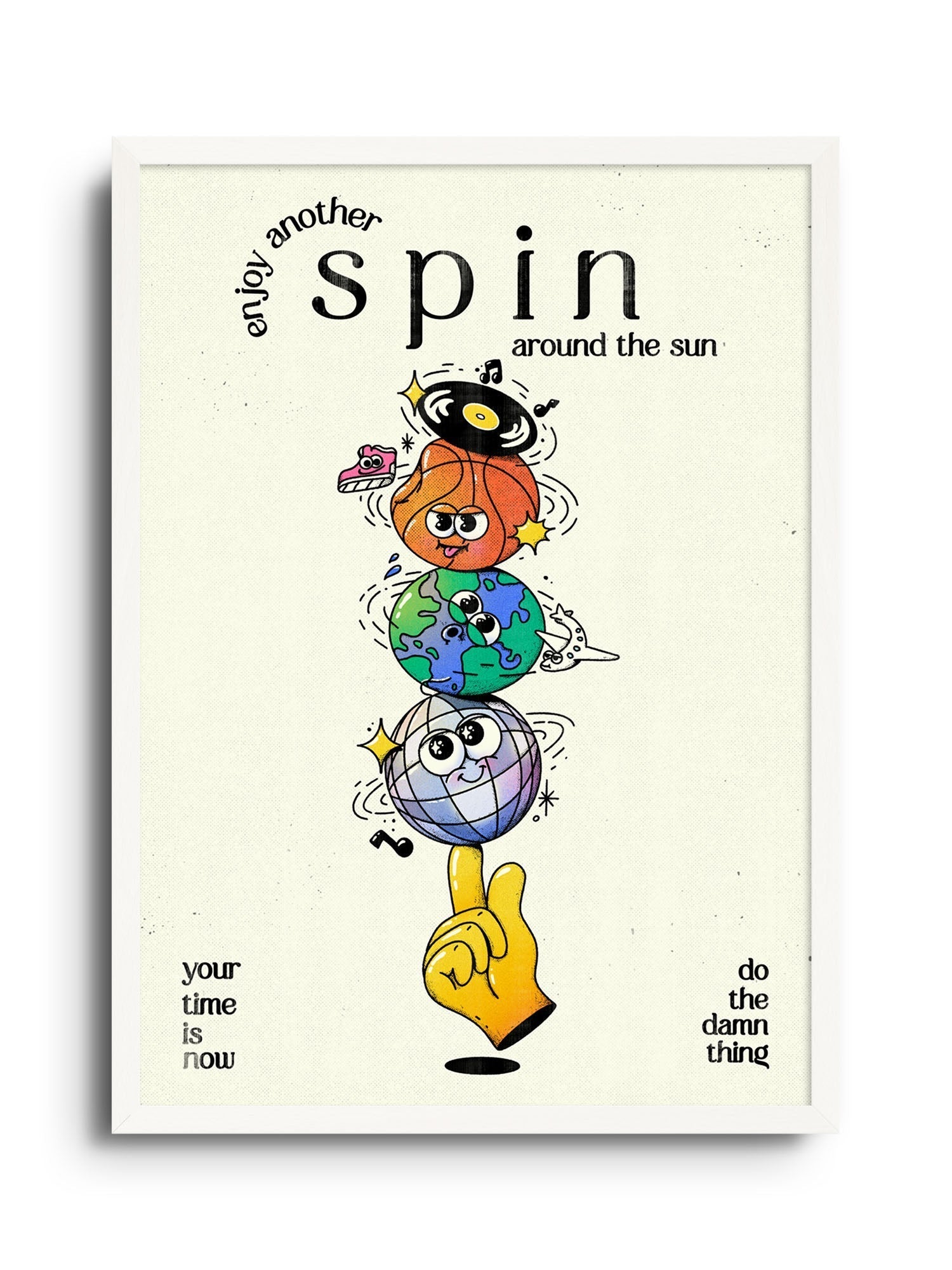 Spin Around The Sun - My Sunbeam - East Side Studio - Art Prints