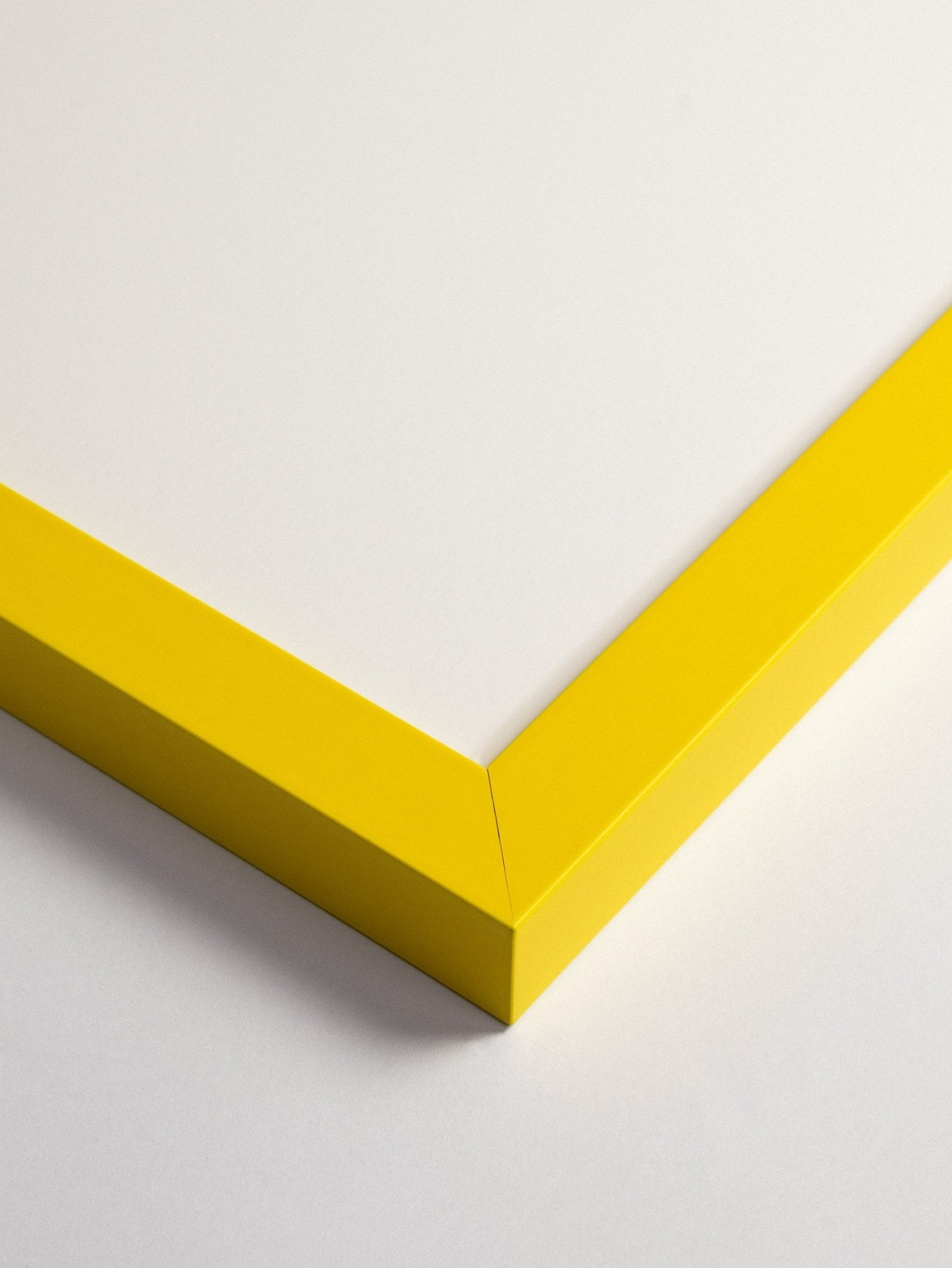 【堀】CAREERING FRAME T 701 YELLOW - Yellow Picture Frame | Sunbeam Yellow Handmade Wooden Frame