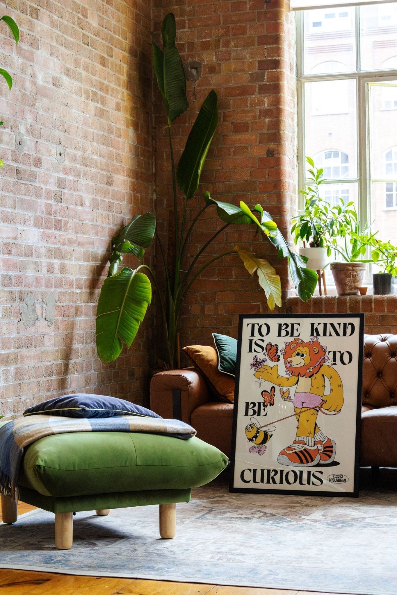 To Be Kind Is To Be Curious - My Sunbeam - East Side Studio - Art Prints