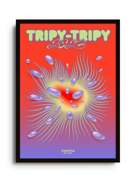 Psychedelic Art Print - TRIPY TRIPY by Pedro Zoz | East Side