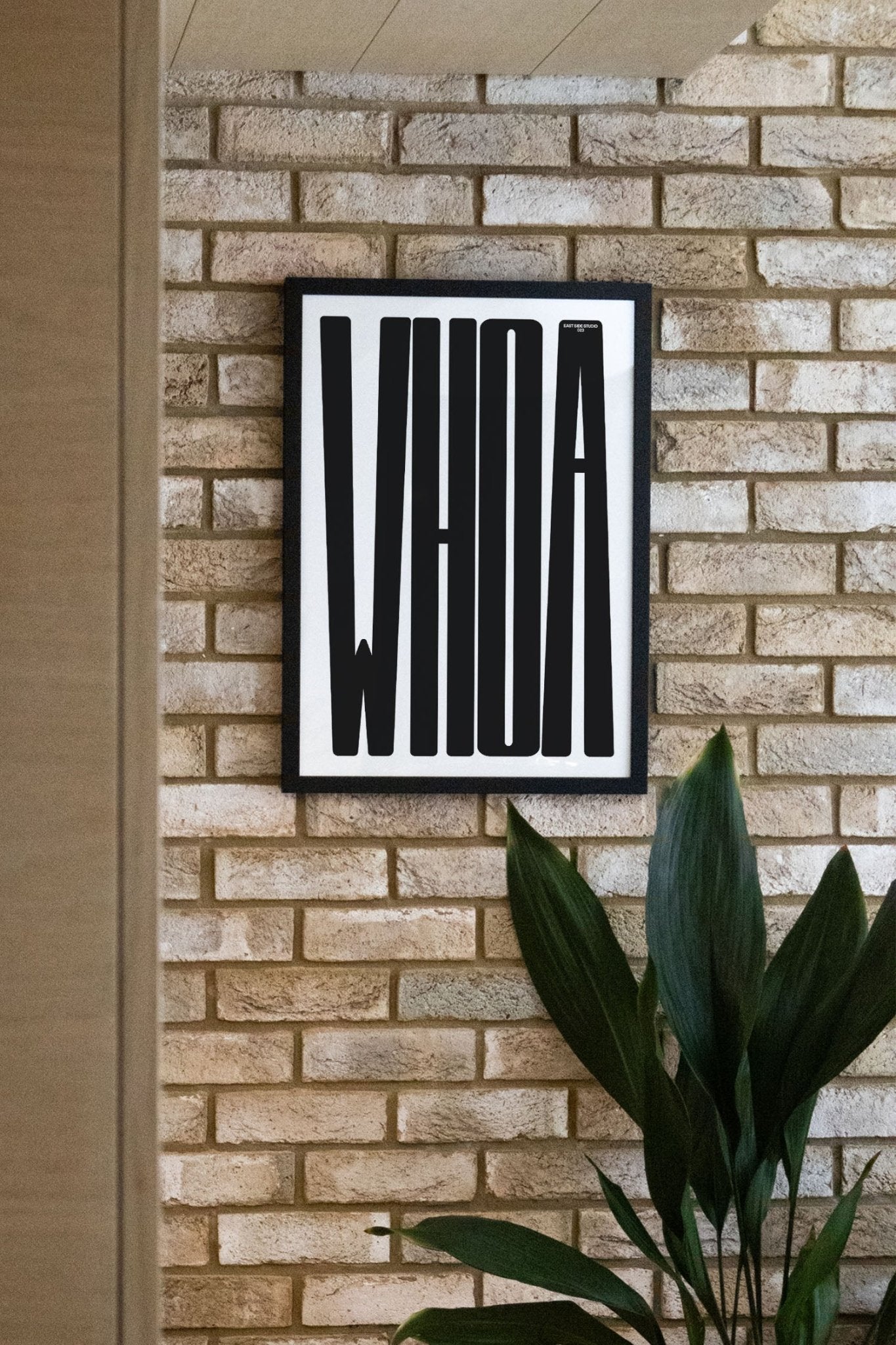 WHOA - Black - East Side Studio - Art Prints