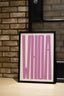 Bold Typography Art Print - WHOA - Lilac | East Side Studio London