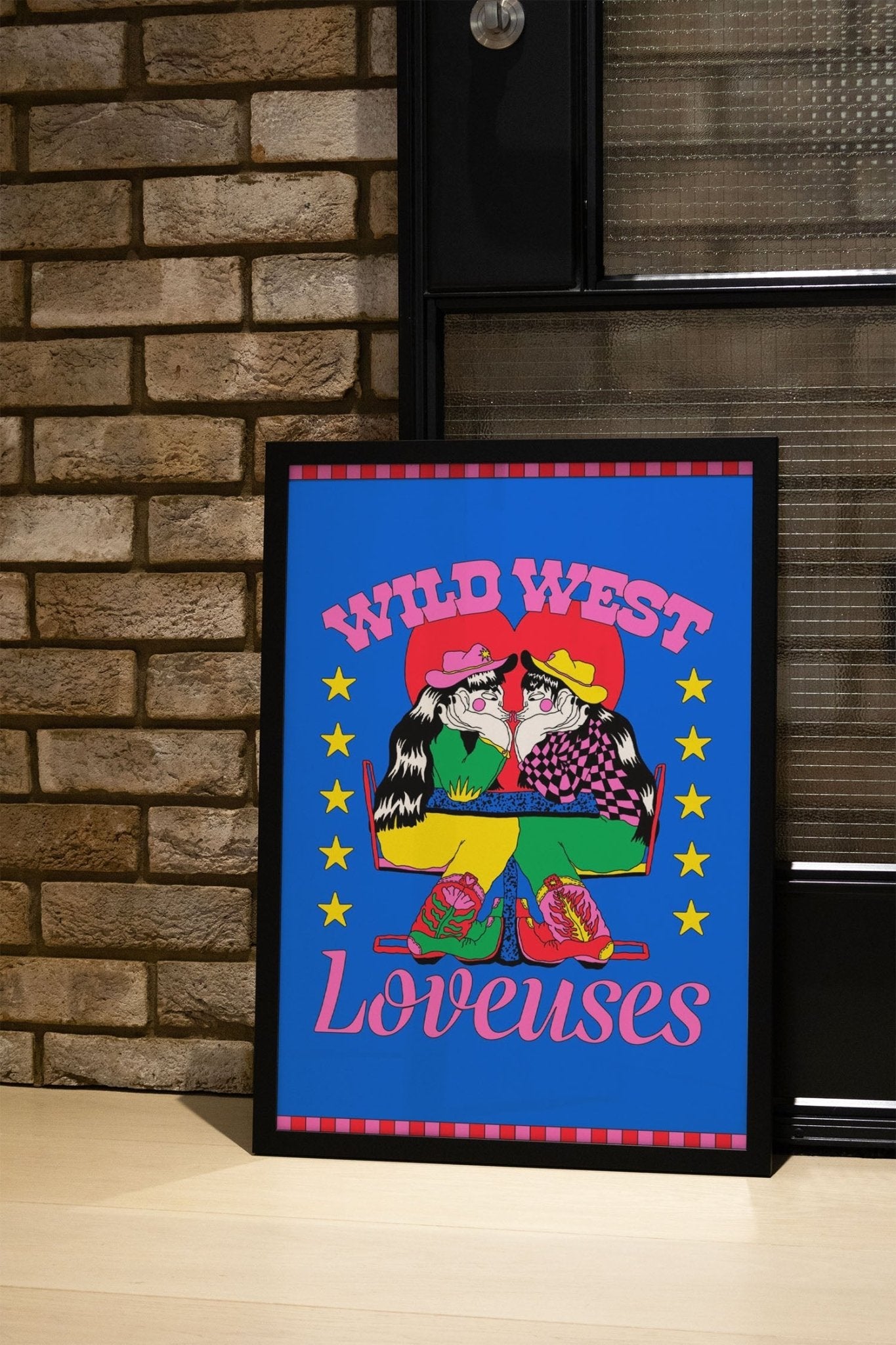 WILD WEST LOVEUSES - Justine Jossart - East Side Studio - Art Prints