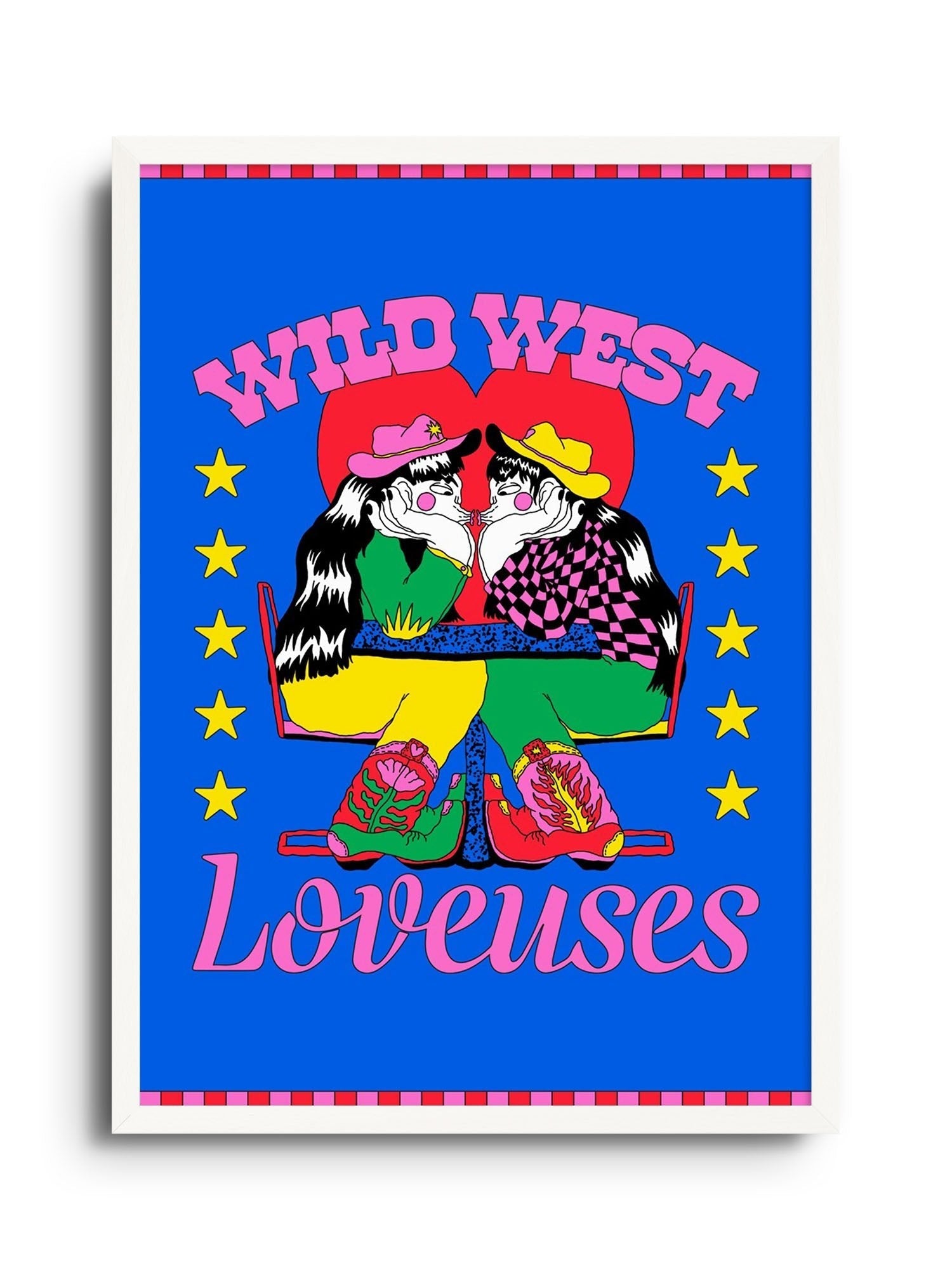 WILD WEST LOVEUSES - Justine Jossart - East Side Studio - Art Prints