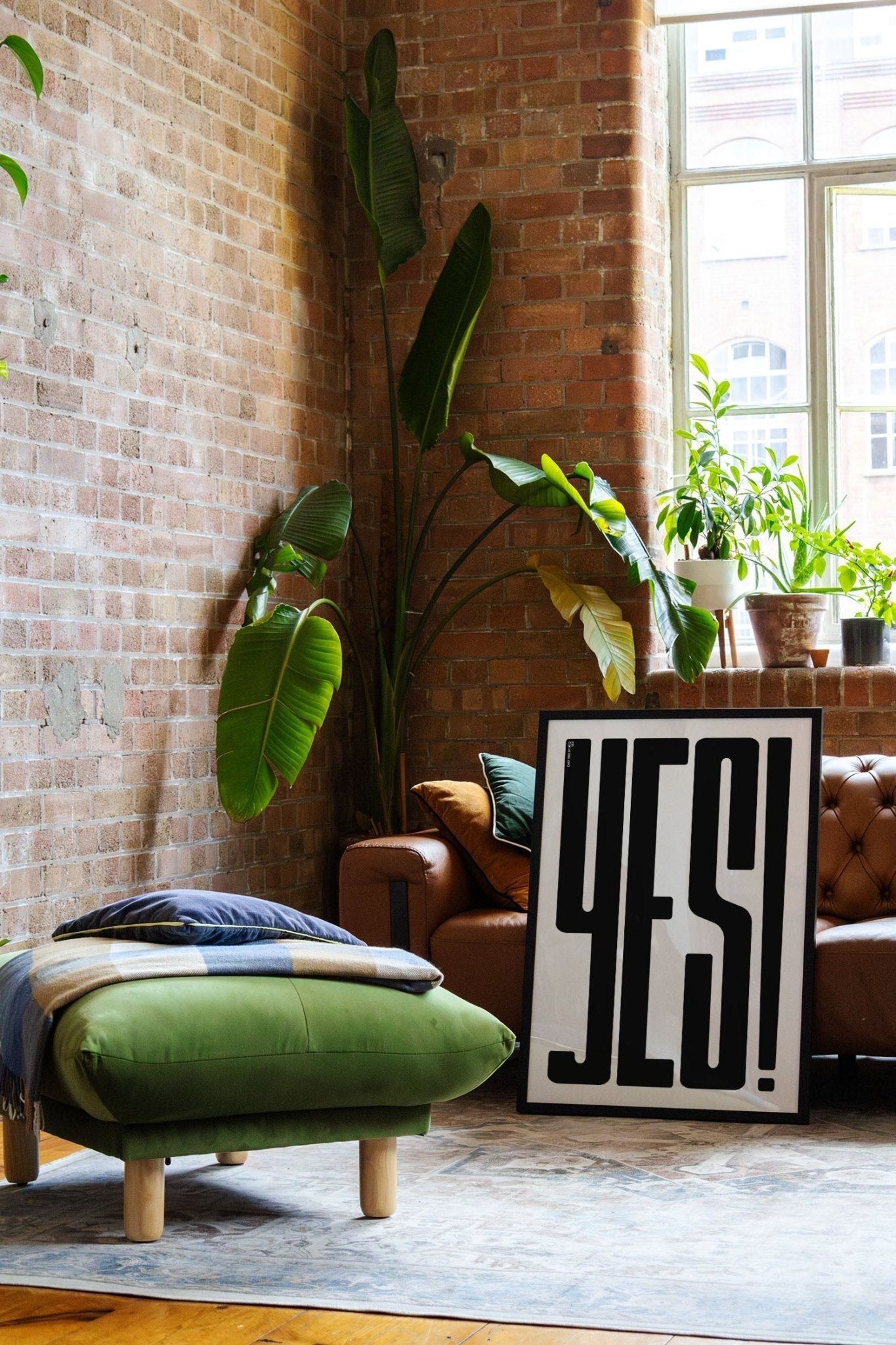 YES! - Black - East Side Studio - Art Prints