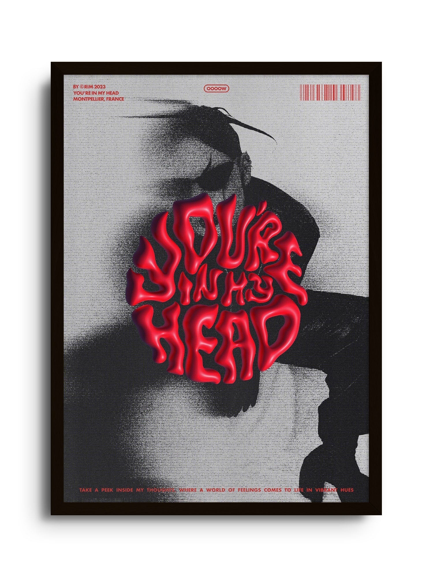 You're In My Head - Rīm Atelier - East Side Studio - Art Prints