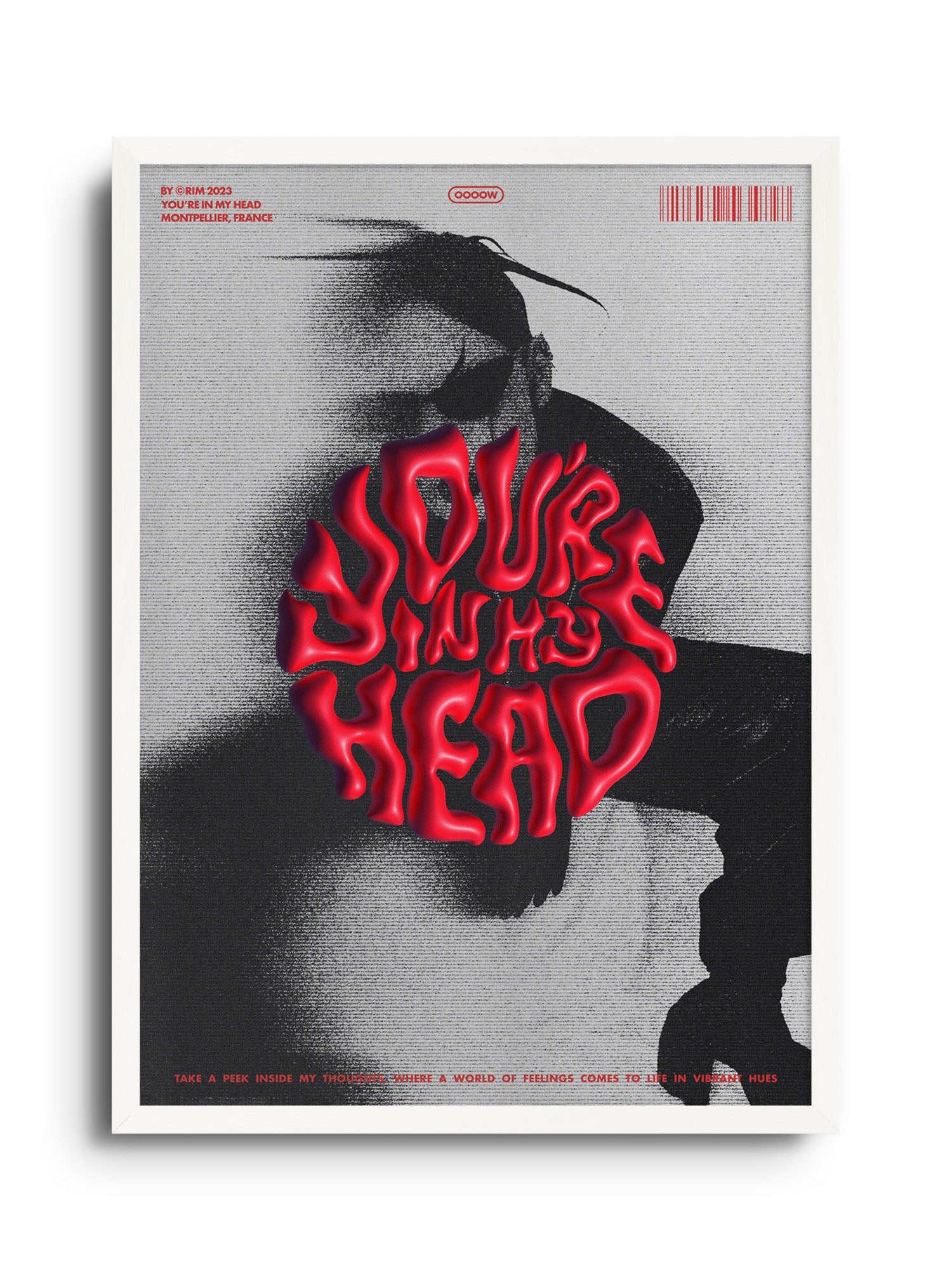 You're In My Head - Rīm Atelier - East Side Studio - Art Prints