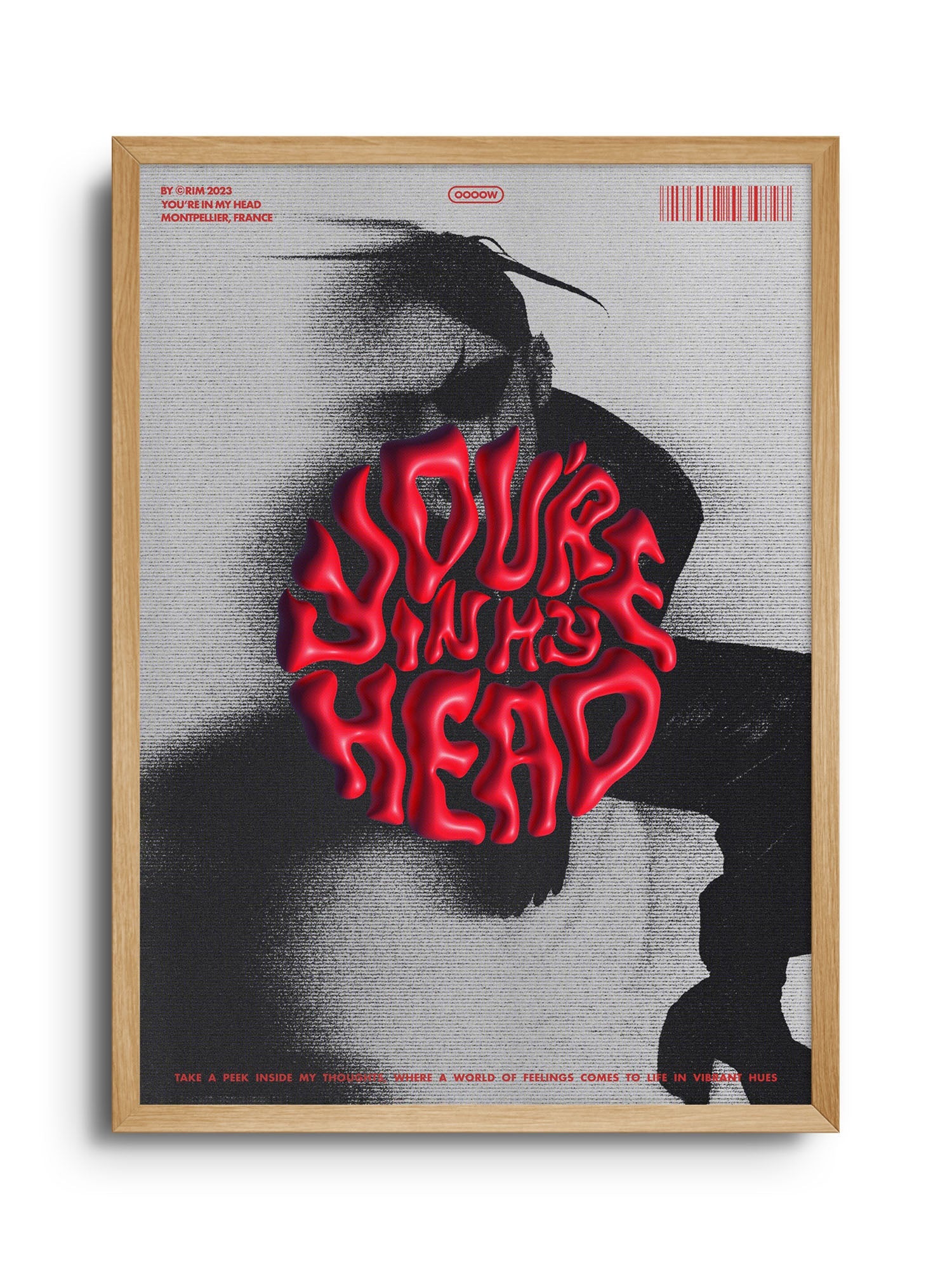 You're In My Head - Rīm Atelier - East Side Studio - Art Prints